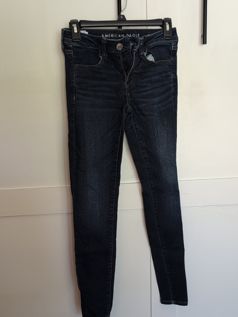 American Eagle Outfitters Women's Dark Indigo Skinny Jeans